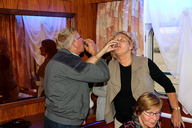 Vodohod MS Nikolay Chernyshevsky Interior Entertainment Vodka Degustation.jpg